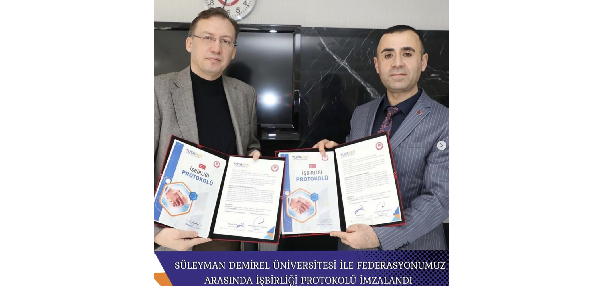 TÜYAFED ve Süleyman Demirel Üniversitesi Arasında İşbirliği Protokolü İmzalandı