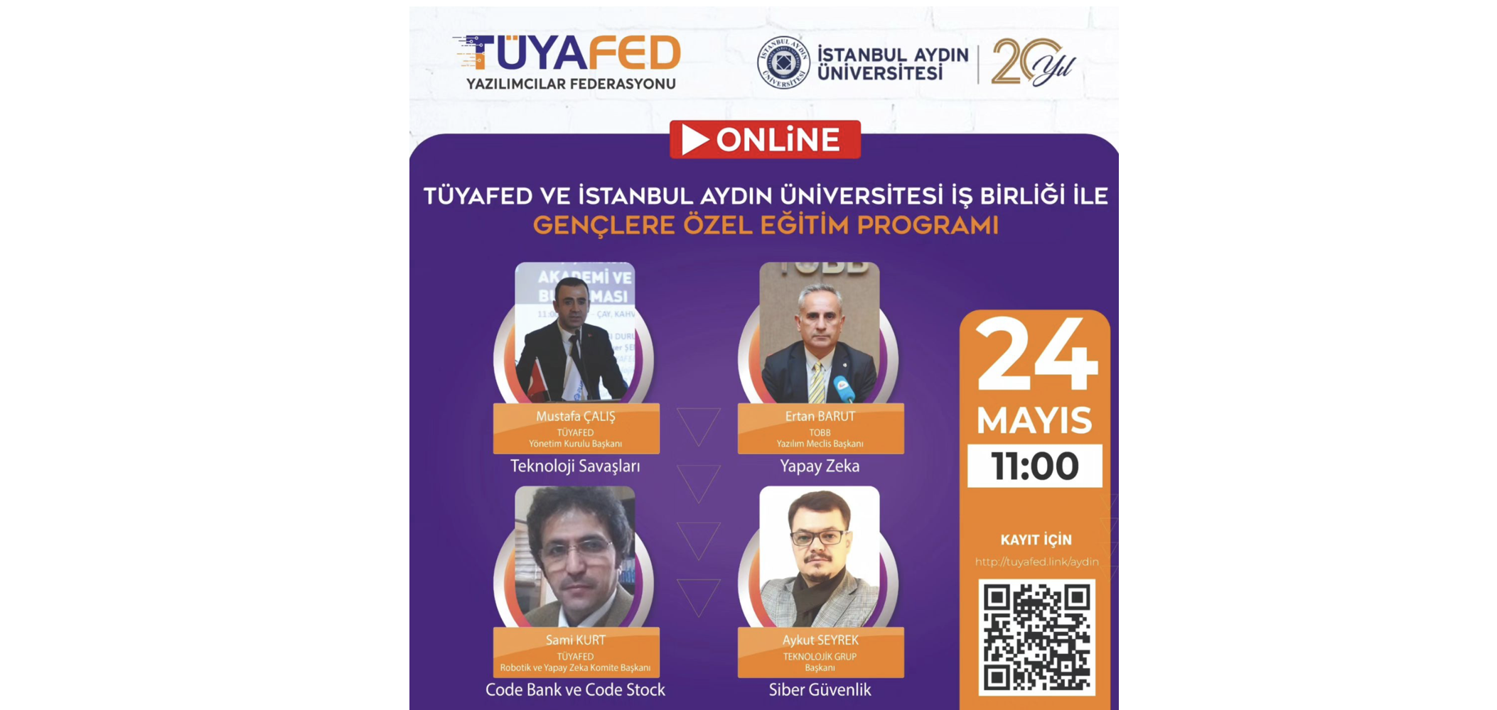 TÜYAFED &amp; İstanbul Aydın Üniversitesi Öğrencileri İçin Teknoloji Etkinliği