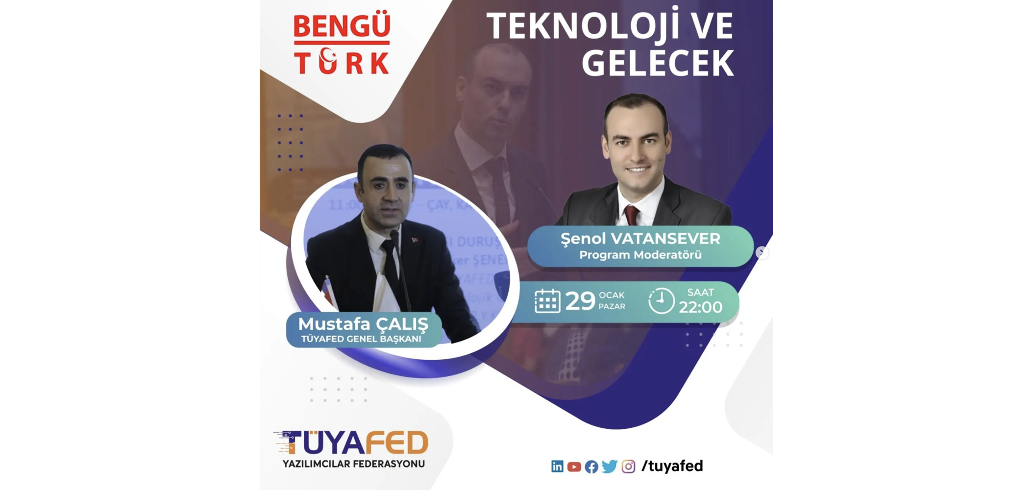 TÜYAFED Başkanı Mustafa Çalış BengüTürk TV’de
