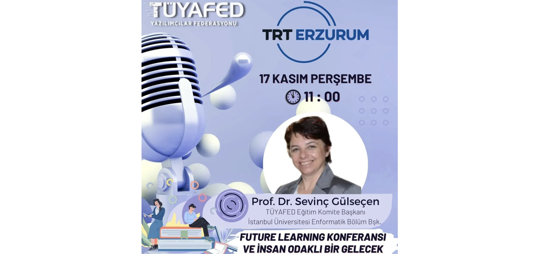 Prof. Dr. Sevinç Gülseçen TRT Erzurum Radyosu’nda Canlı Yayında