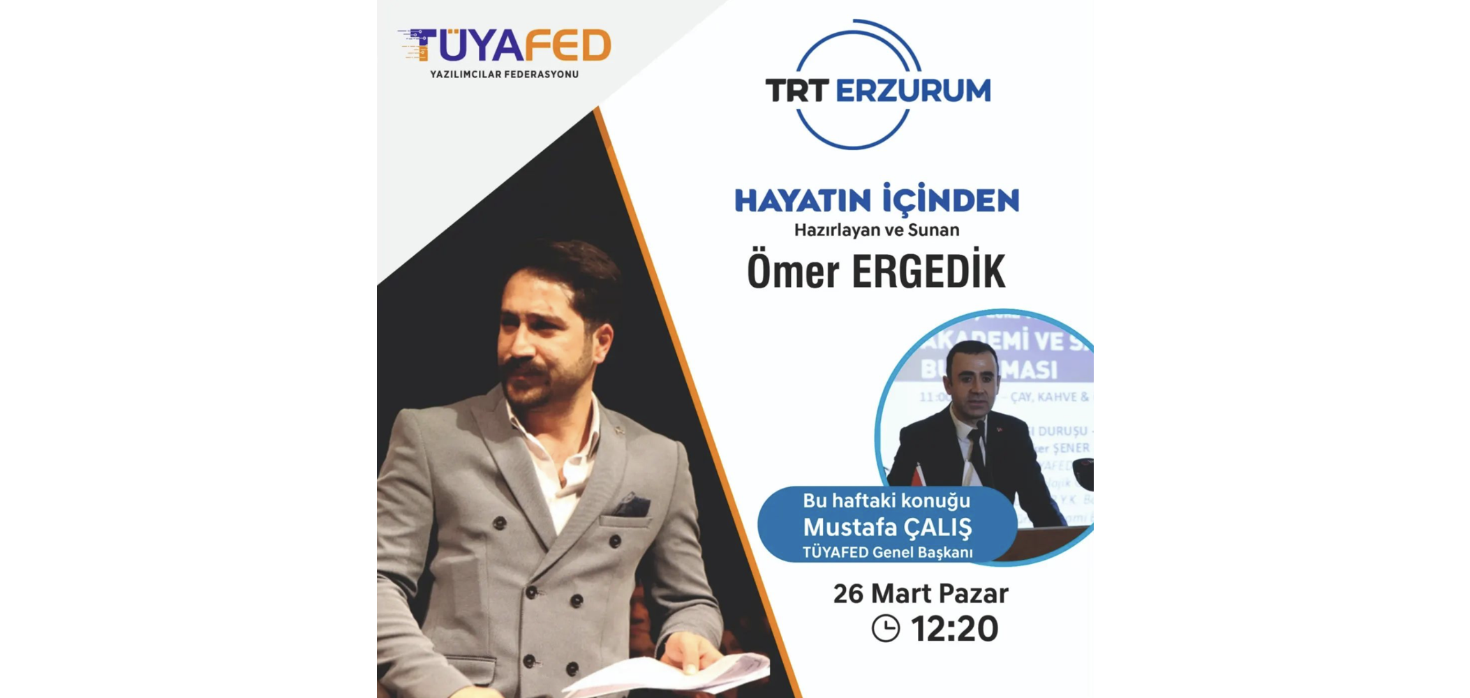 TÜYAFED President Mustafa Çalış to Discuss Cybersecurity on TRT Erzurum
