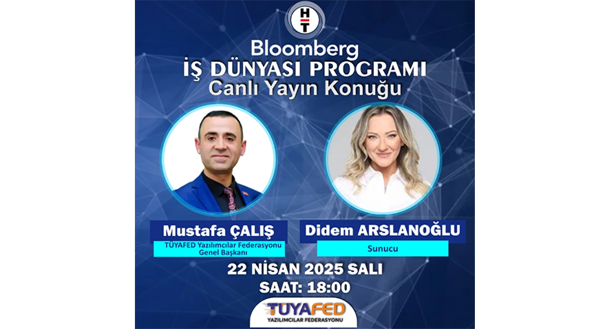 TÜYAFED Başkanı Mustafa Çalış, Bloomberg HT İş Dünyası’nda Canlı Yayında!