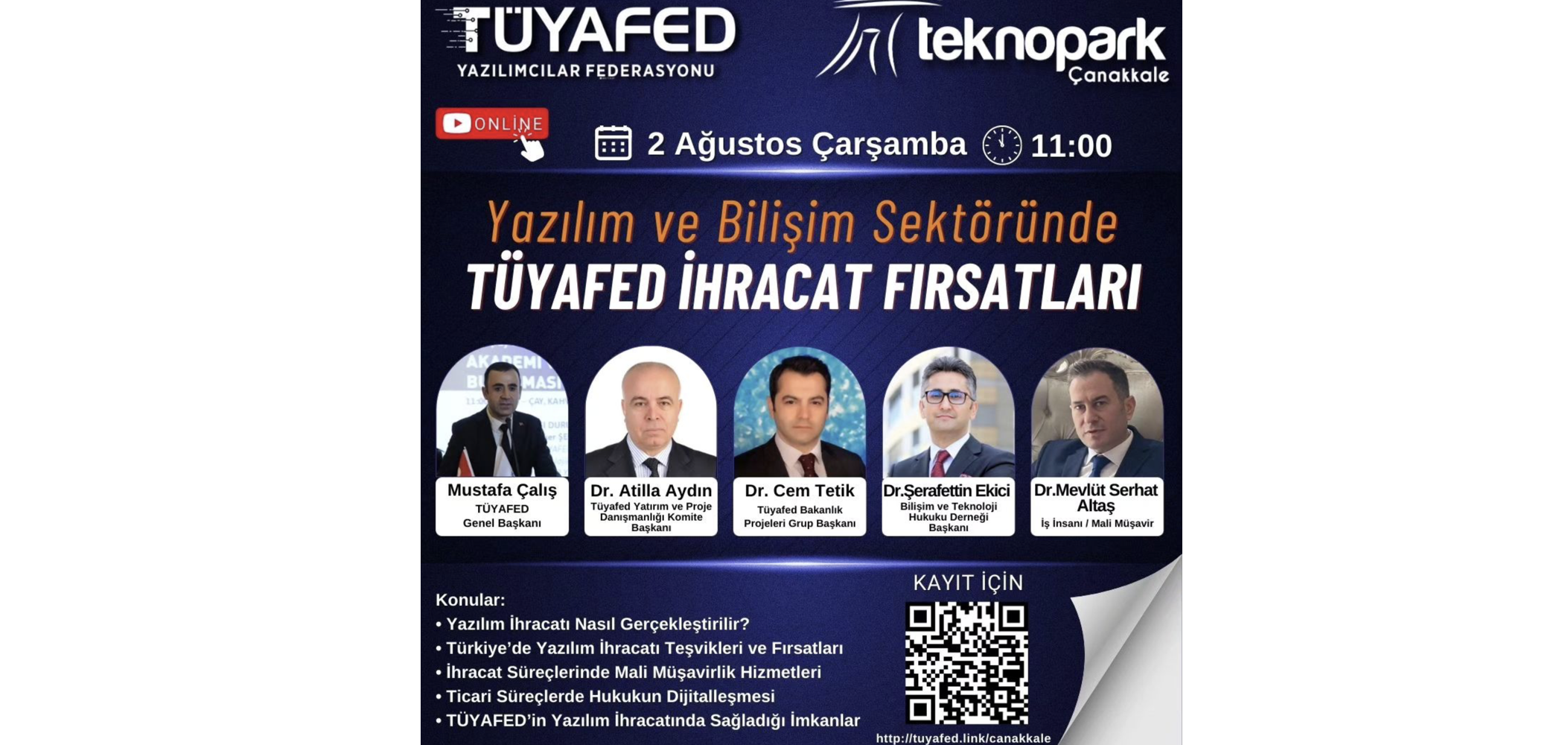 TÜYAFED Meets Teknopark Çanakkale Companies for Export Opportunities Webinar