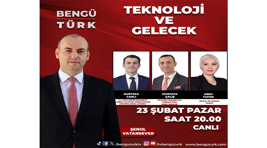 "Teknoloji ve Gelecek" Programında TÜYAFED Genel Başkanı Mustafa Çalış ve Sektör Liderleri Buluşuyor!